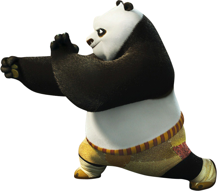 Kung Fu Panda Fighting Png Transparent PNG Image