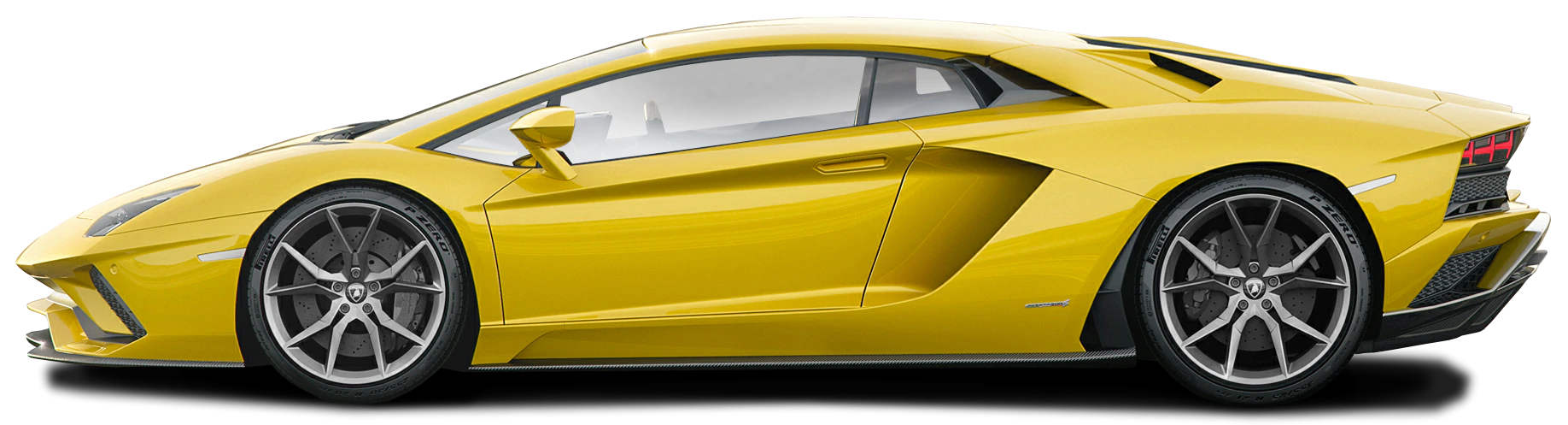 Lamborghini Side Colorful View PNG Image High Quality Transparent PNG Image