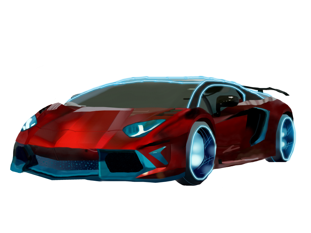 Lamborghini Vector Red Download HQ Transparent PNG Image