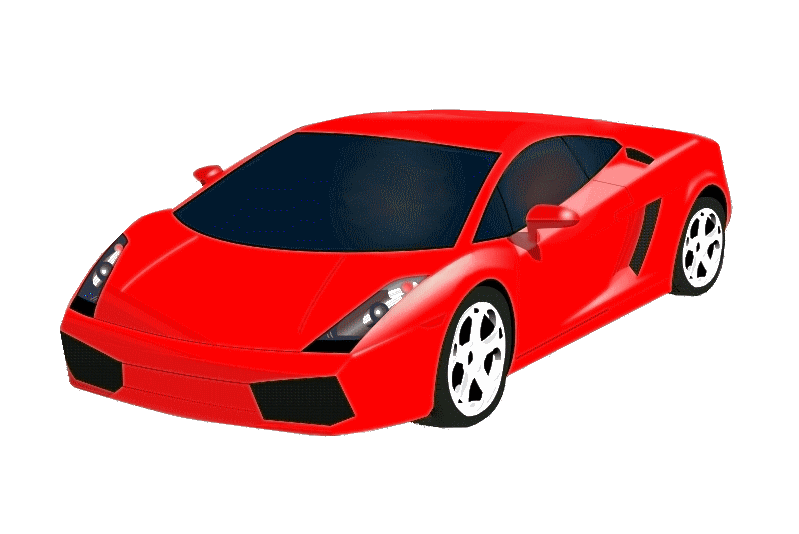 Lamborghini Vector Red Free Clipart HQ Transparent PNG Image