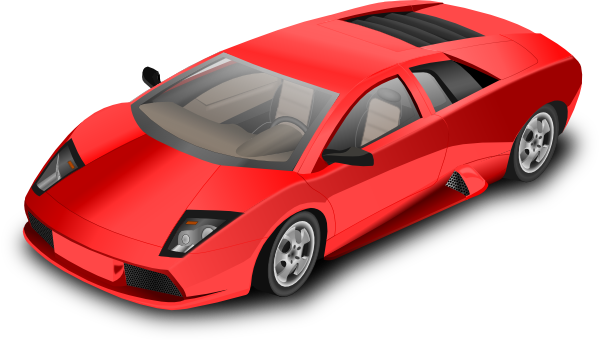 Lamborghini Vector Red Download HD Transparent PNG Image