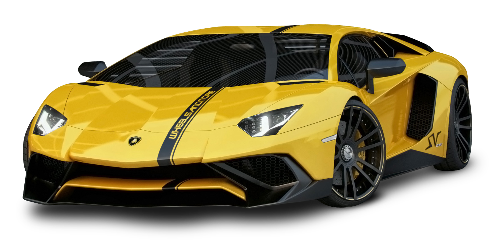 Convertible Lamborghini Yellow Download HD Transparent PNG Image