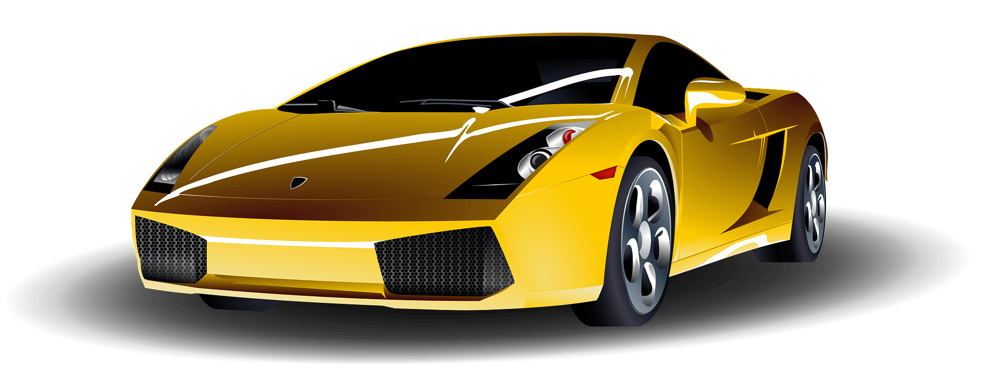 Convertible Lamborghini Pic Yellow HD Image Free Transparent PNG Image