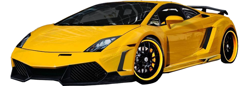 Convertible Lamborghini Yellow Download HQ Transparent PNG Image