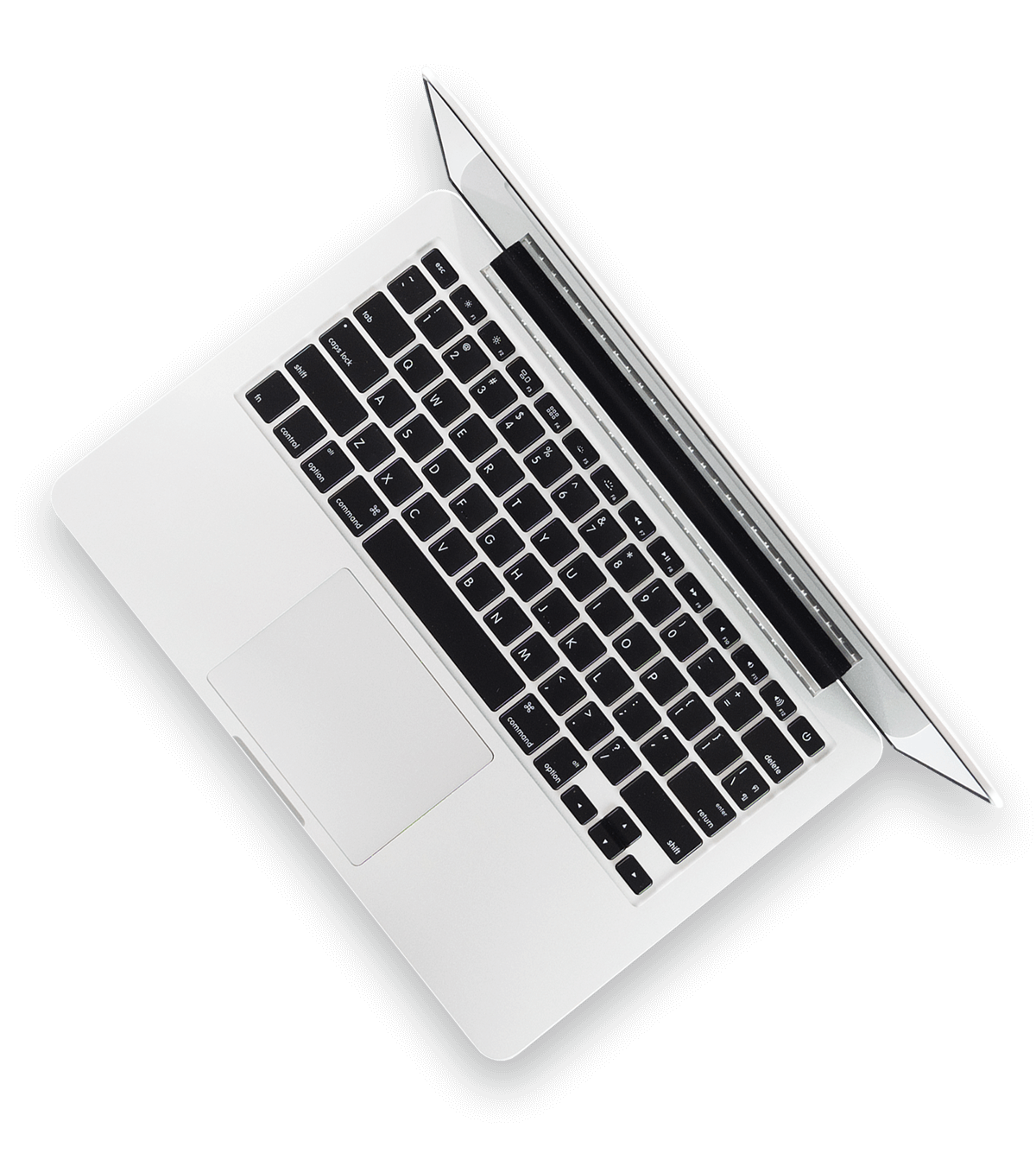 Laptop Top Portable View HD Image Free Transparent PNG Image