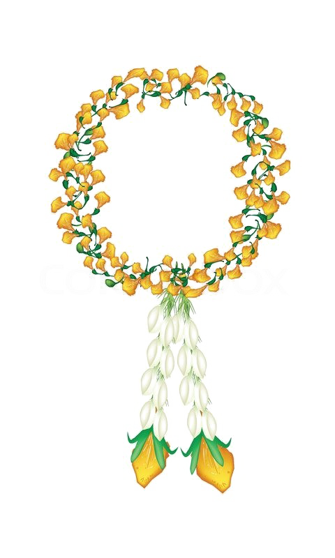 Jasmine Garland Free Download PNG HQ Transparent PNG Image