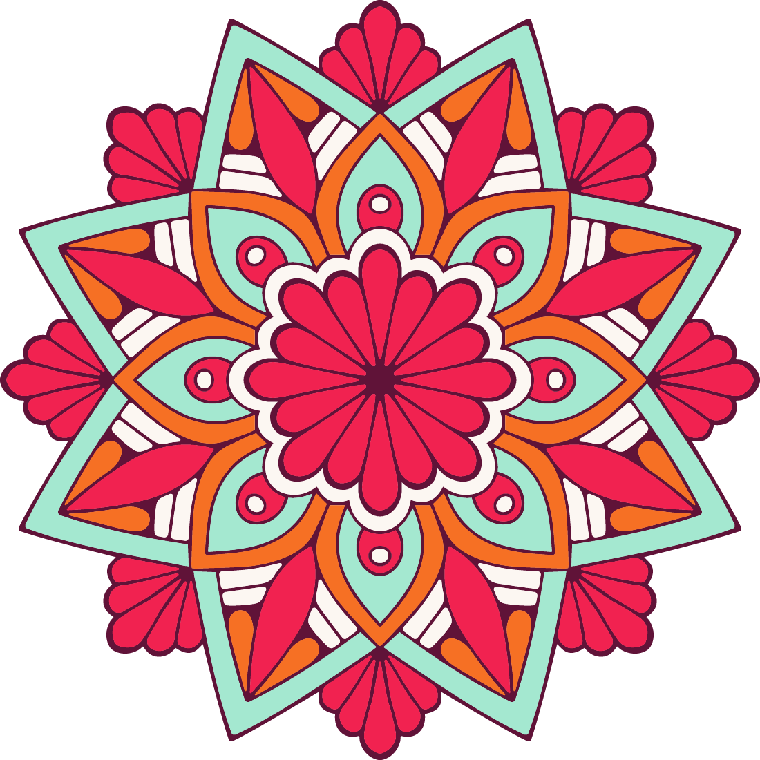 Symmetry Art Cross Embroidery Stitch Free PNG HQ Transparent PNG Image