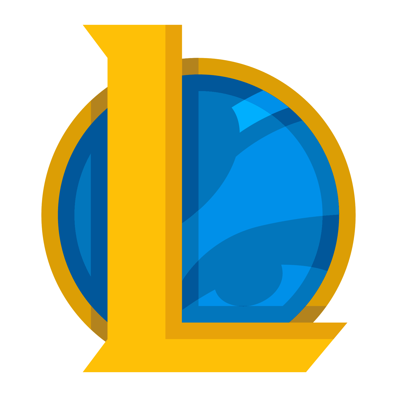 Blue League Legends Icons Of Symbol Garena Transparent PNG Image