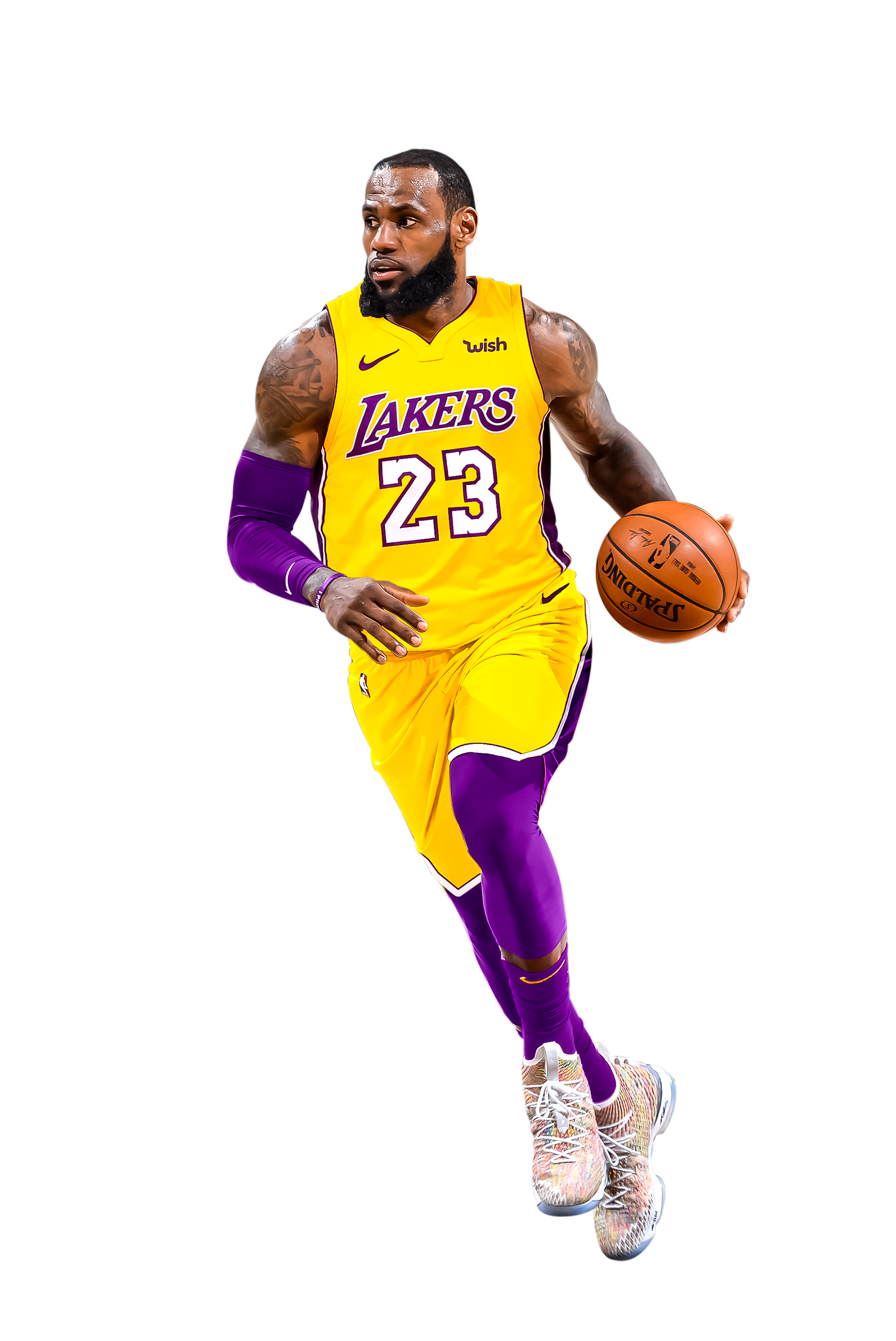 Golden Basketball Player Warriors Lakers Angeles Los Transparent PNG Image