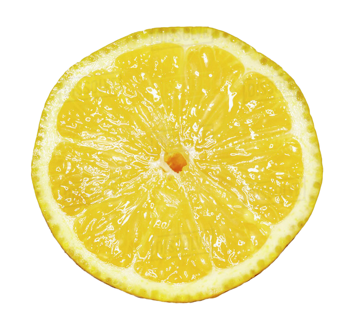 Cut Lemon Half Free Clipart HQ Transparent PNG Image