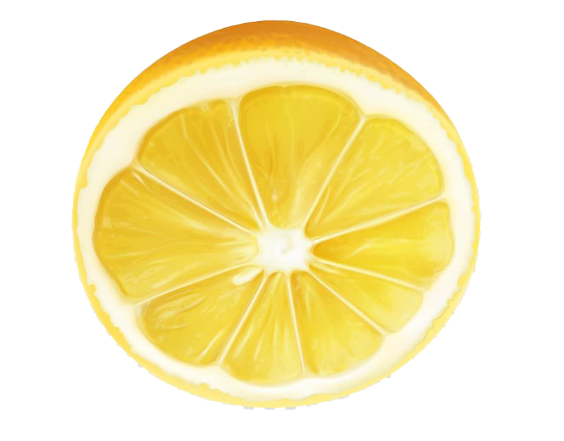 Cut Lemon Half Free Transparent Image HQ Transparent PNG Image