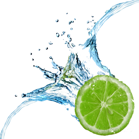 Lime Splash Image Transparent PNG Image