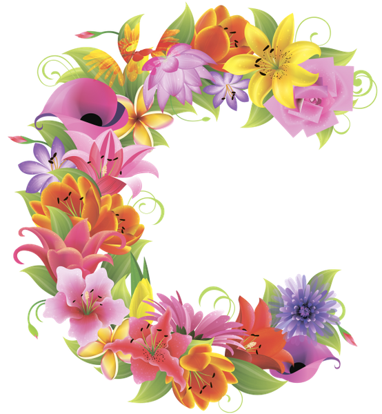 Alphabet Flower Free Download PNG HD Transparent PNG Image