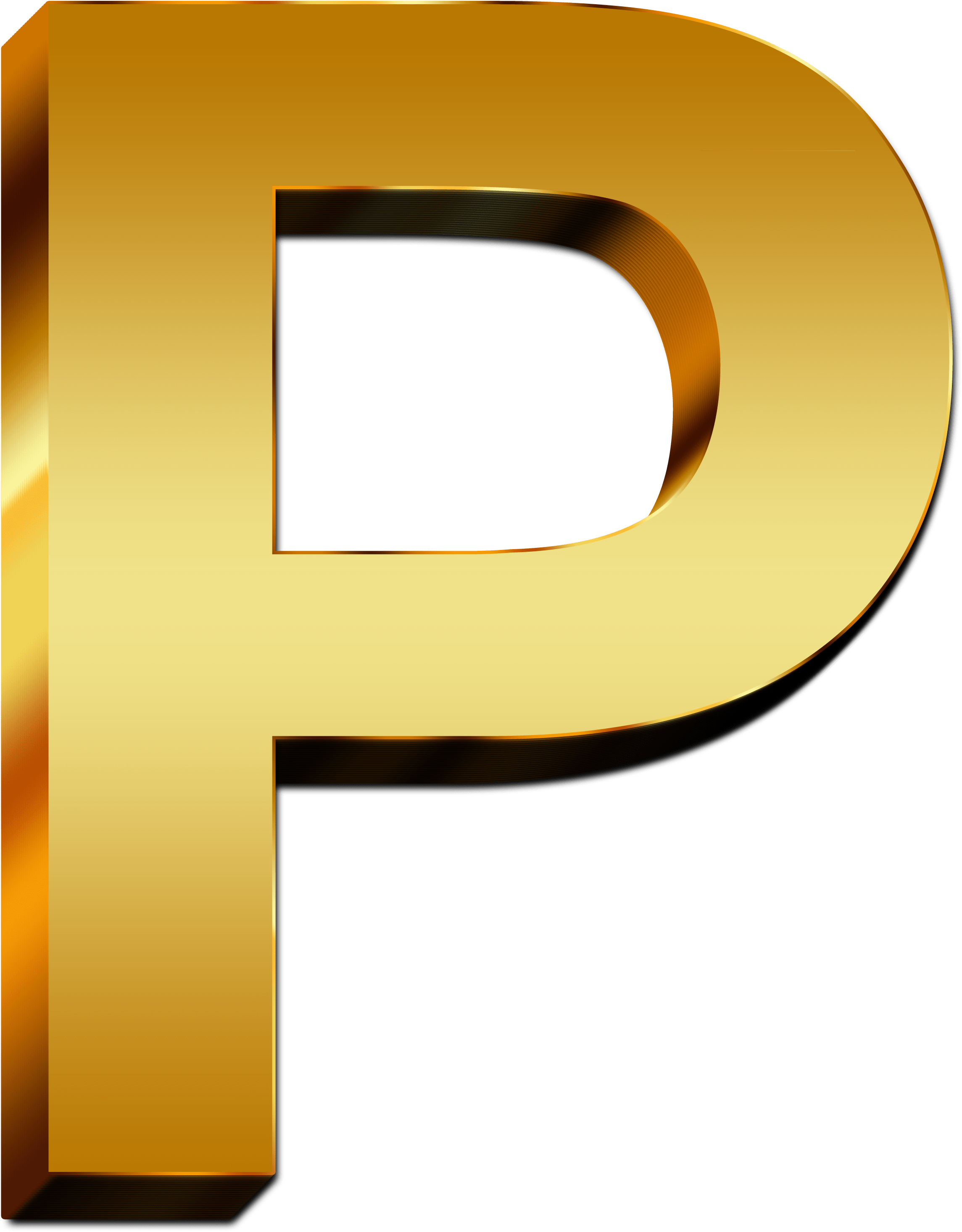 Alphabet Gold Free Download PNG HQ Transparent PNG Image