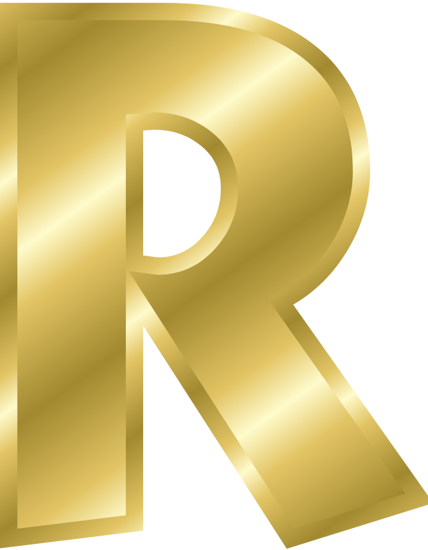 Alphabet Vector Gold PNG Free Photo Transparent PNG Image