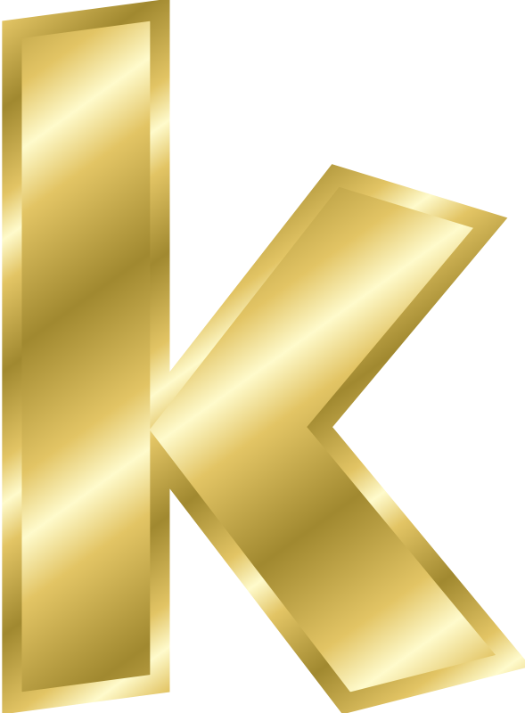 Alphabet Gold HQ Image Free Transparent PNG Image