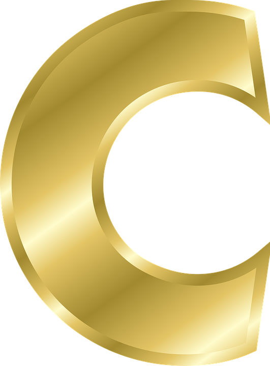 Alphabet Gold Free Photo Transparent PNG Image