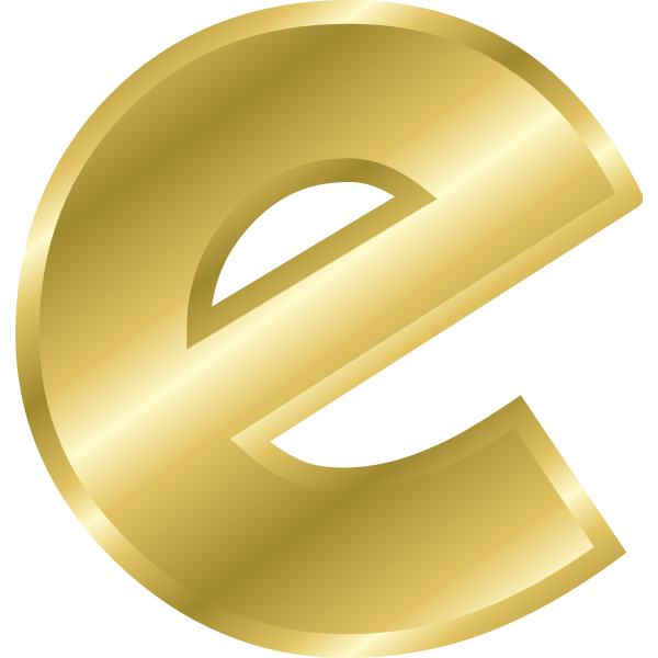 Alphabet Gold Download HQ Transparent PNG Image