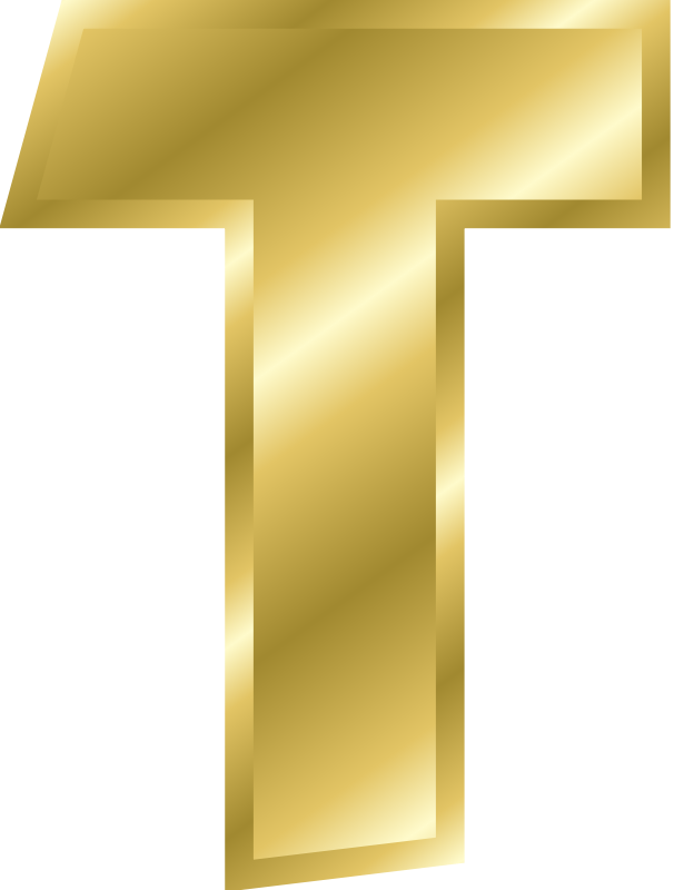 Alphabet Gold Free Download Image Transparent PNG Image