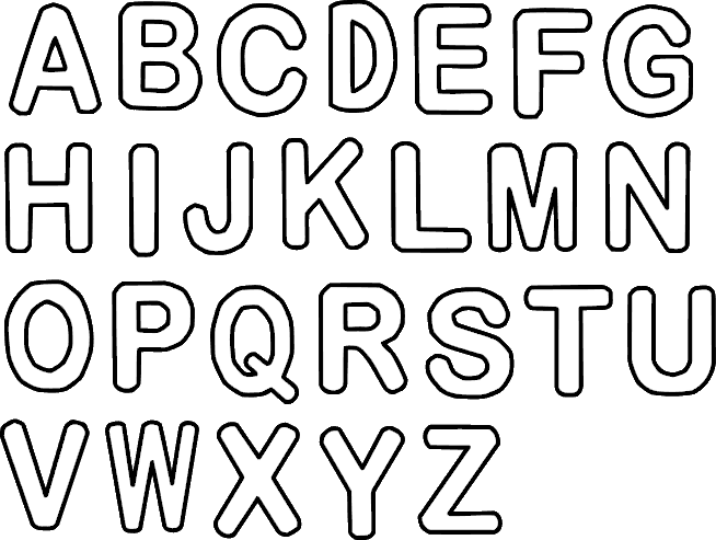 Alphabet Pic Black PNG Free Photo Transparent PNG Image