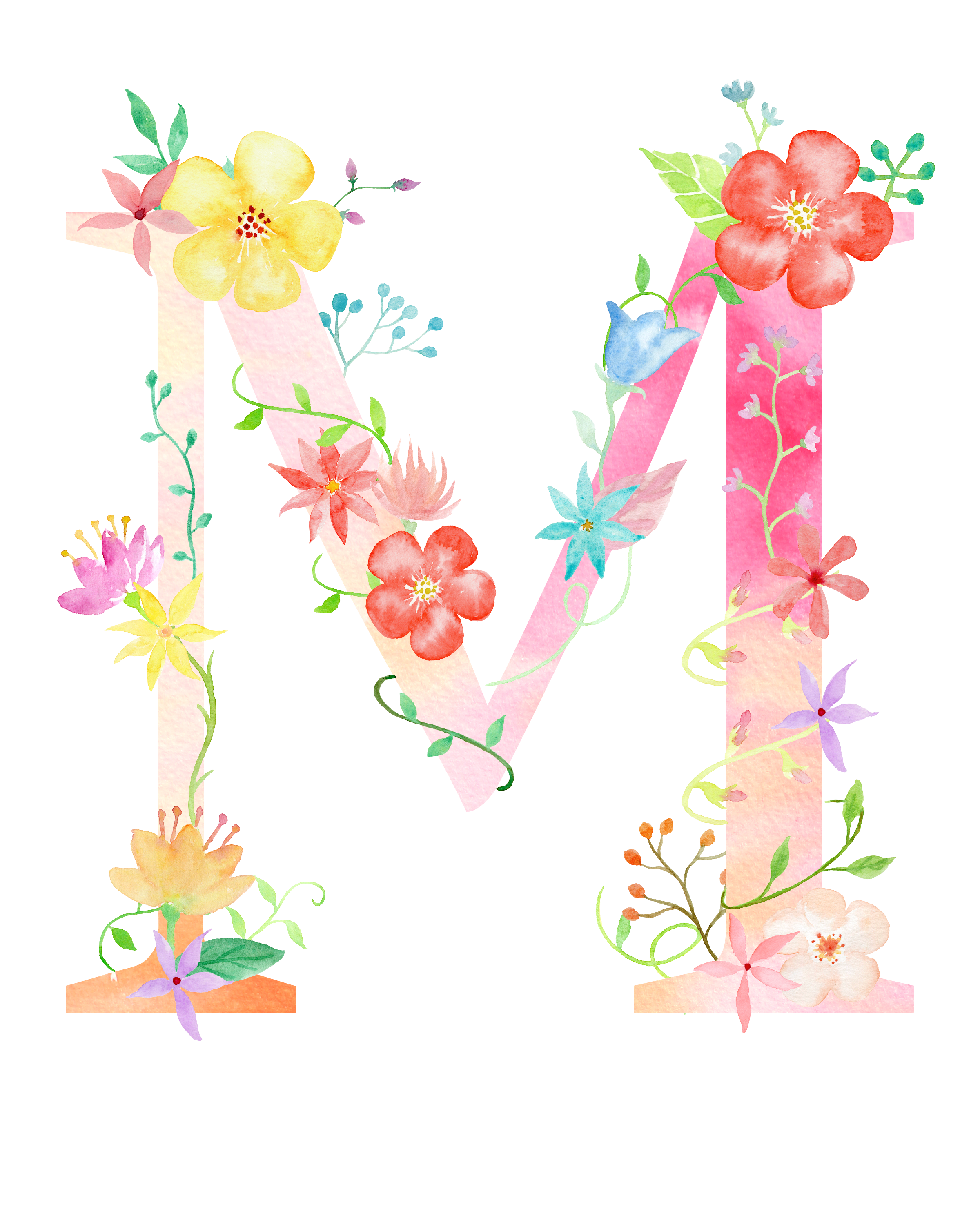 Alphabet Flower Picture HD Image Free Transparent PNG Image