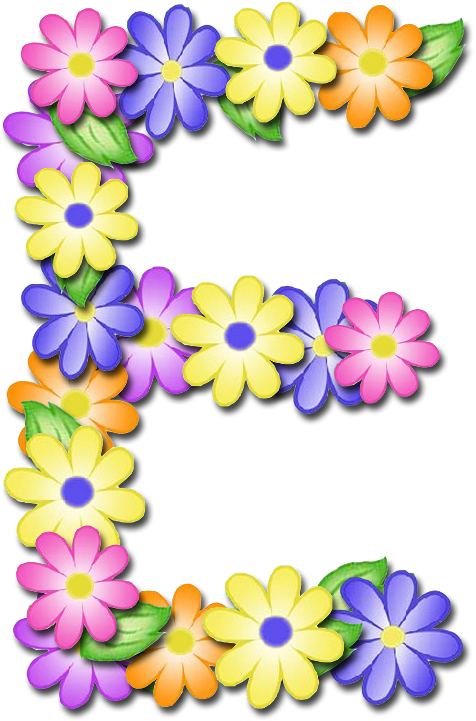 Alphabet Flower PNG Image High Quality Transparent PNG Image