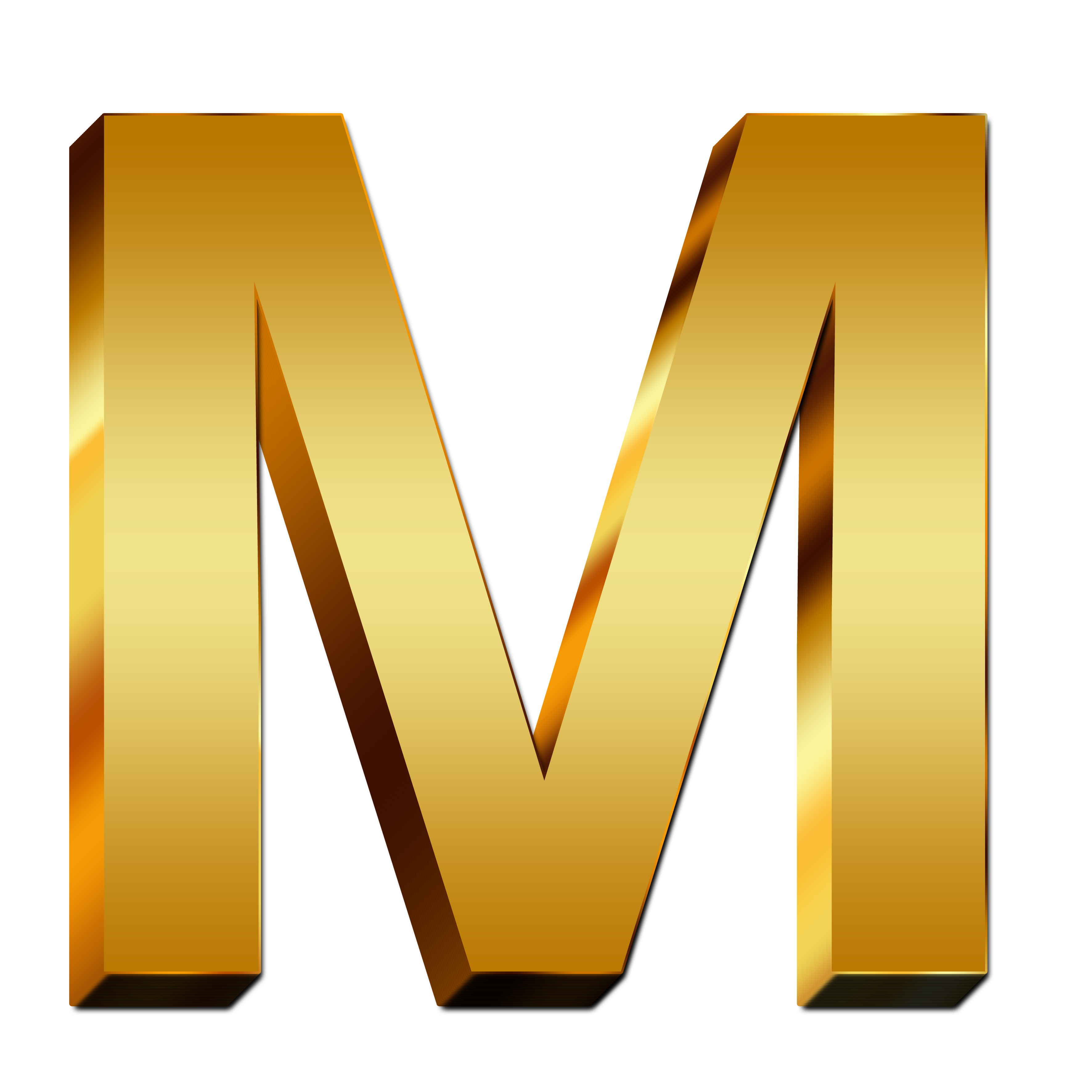 M Letter Free Clipart HD Transparent PNG Image