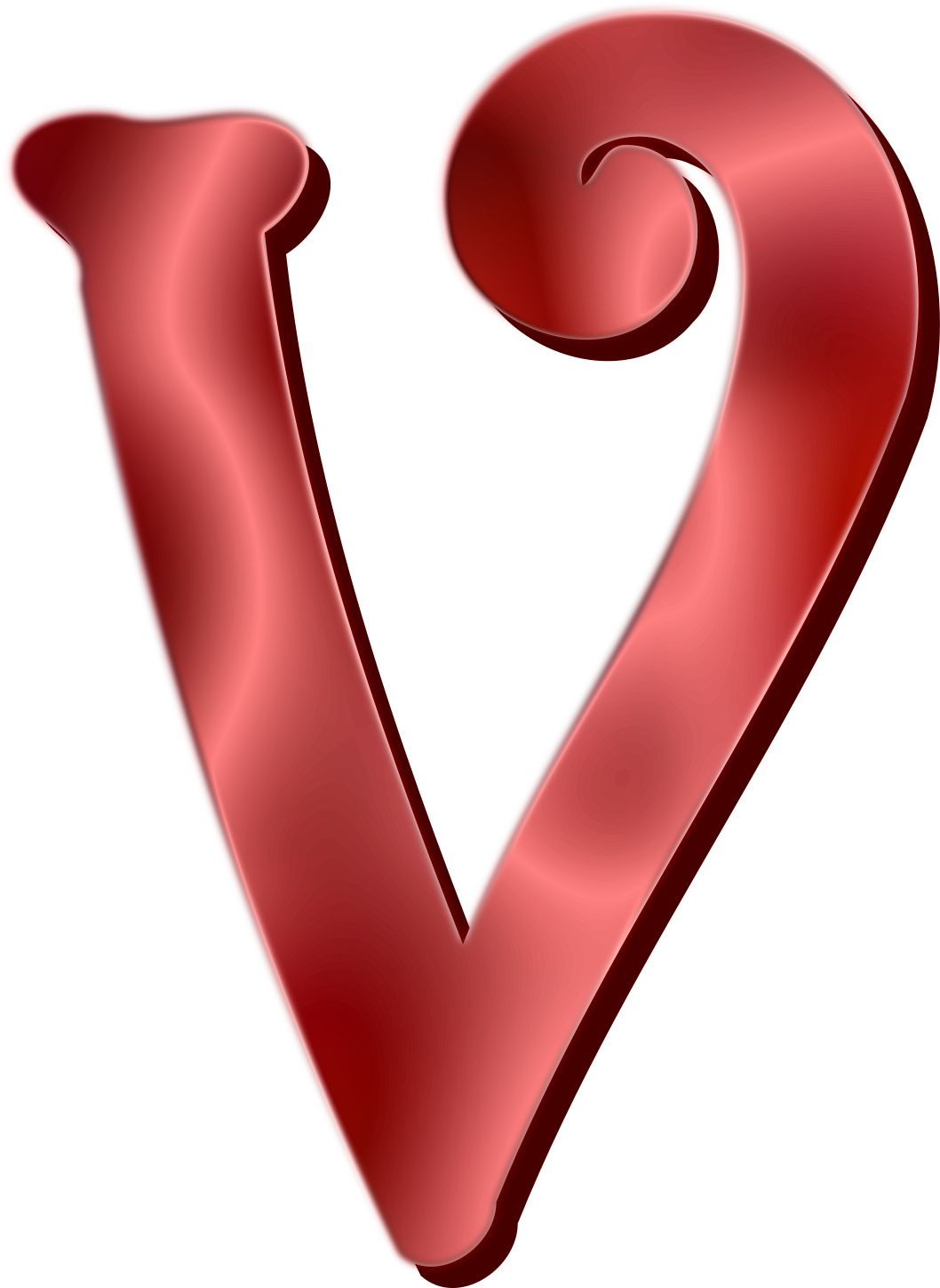 Photos Letter V Free Clipart HD Transparent PNG Image