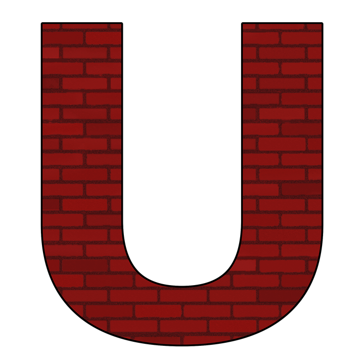 U Letter PNG Free Photo Transparent PNG Image