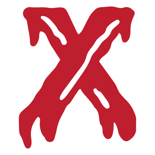 X Pic Letter Free PNG HQ Transparent PNG Image