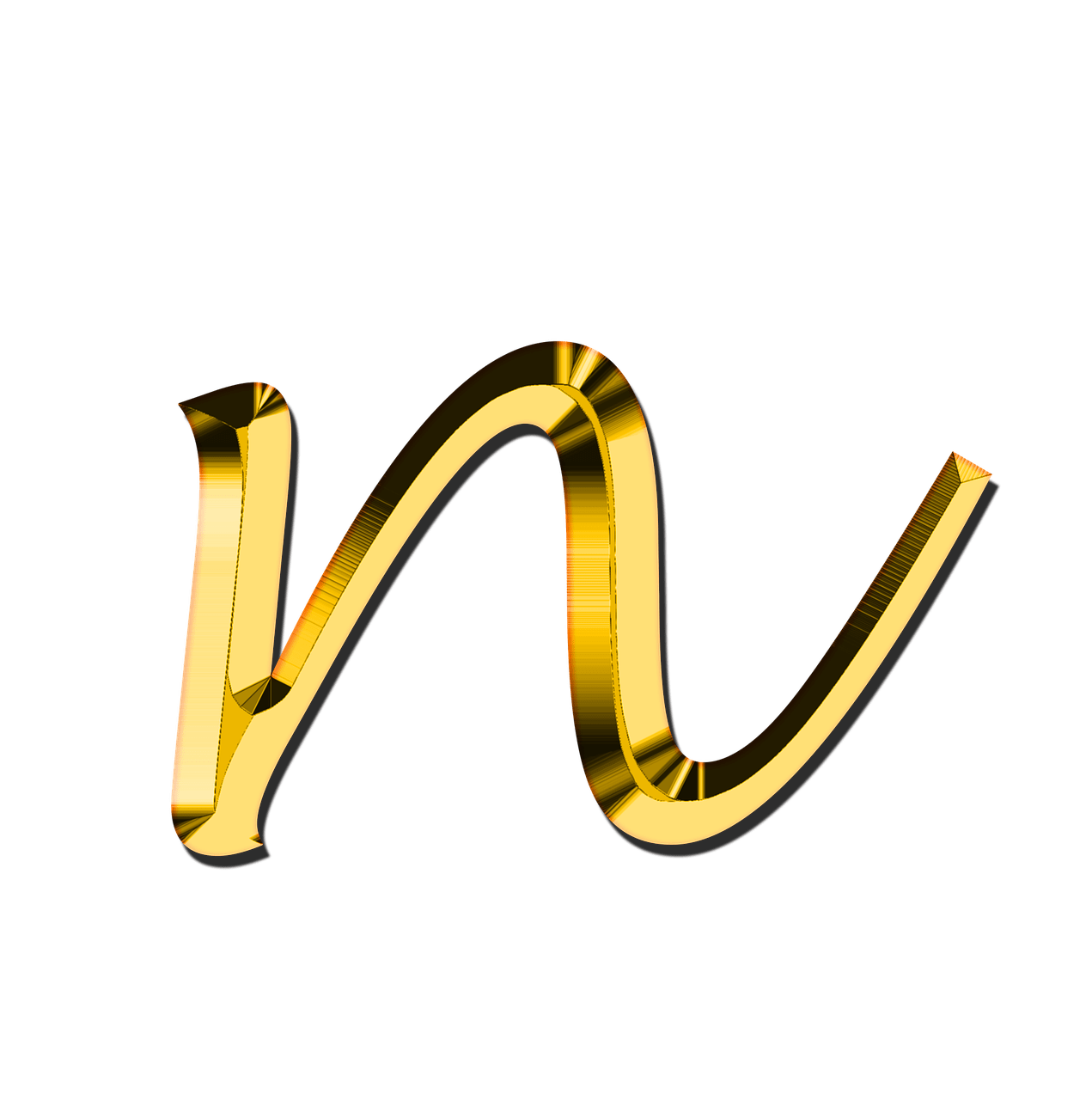 Letter N Free Clipart HQ Transparent PNG Image