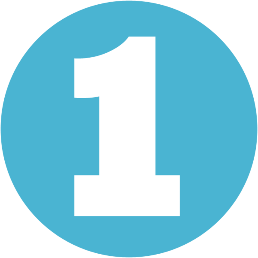 1 Number Letter Free Clipart HQ Transparent PNG Image