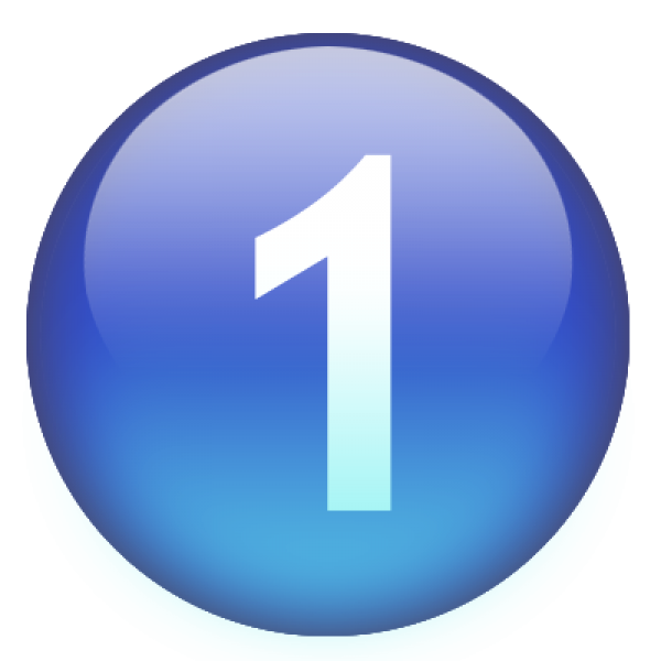 1 Pic Number Letter HQ Image Free Transparent PNG Image