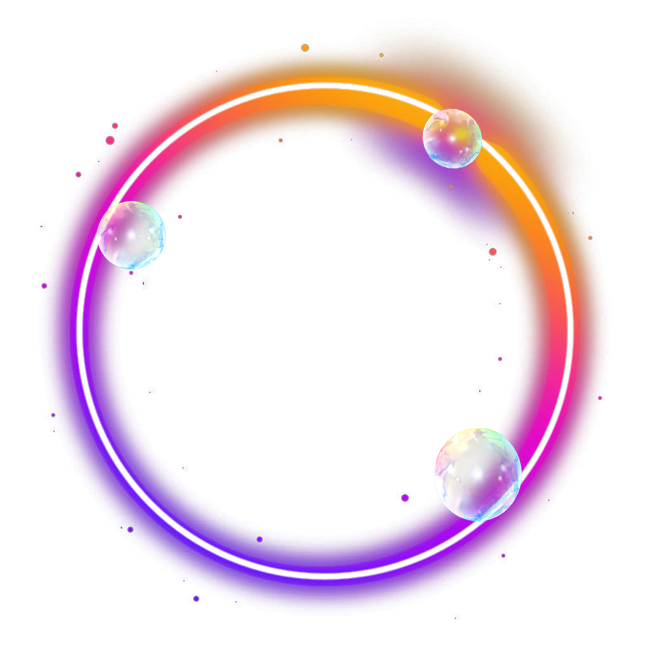 Light Circle Glow Effect Multicolored Transparent PNG Image