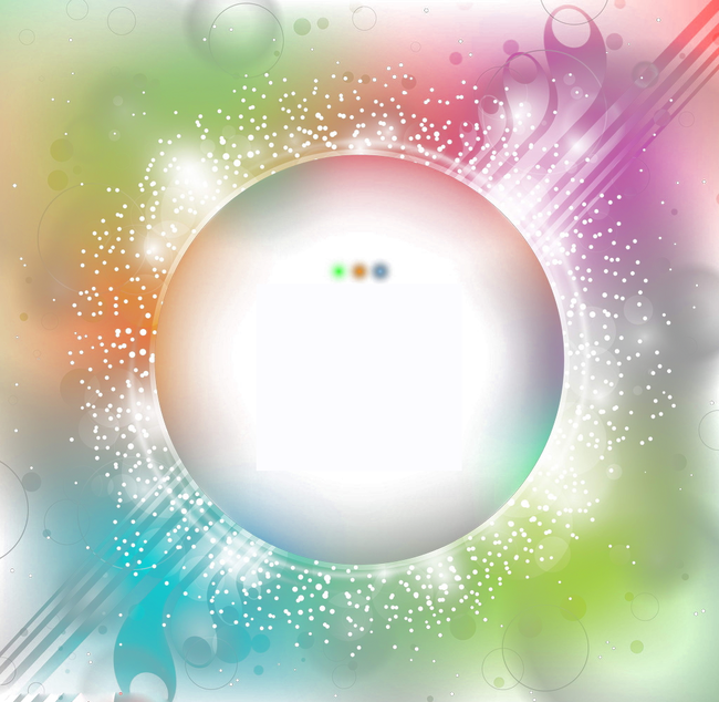 Light Circle Glow Effect Multicolored Transparent PNG Image