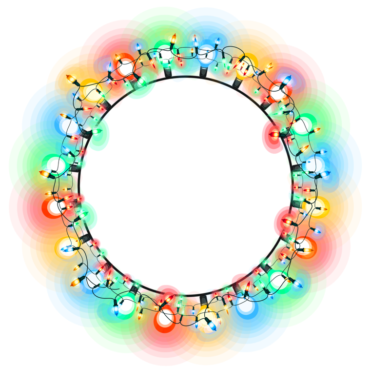 Light Effect Multicolored Photos Circle Glow Transparent PNG Image