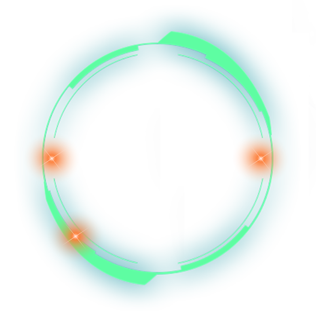 Light Pic Effect Multicolored Circle Glow Transparent PNG Image