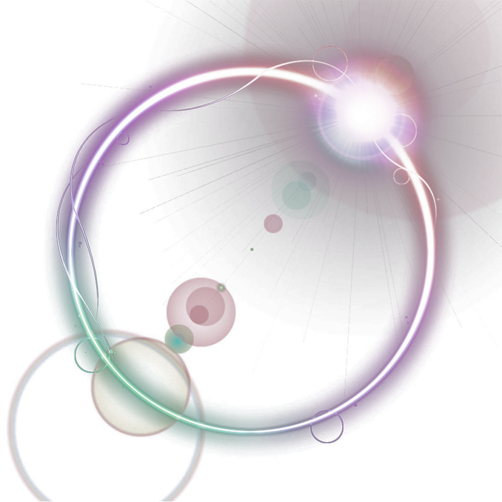 Light Circle Glow Effect Multicolored Transparent PNG Image