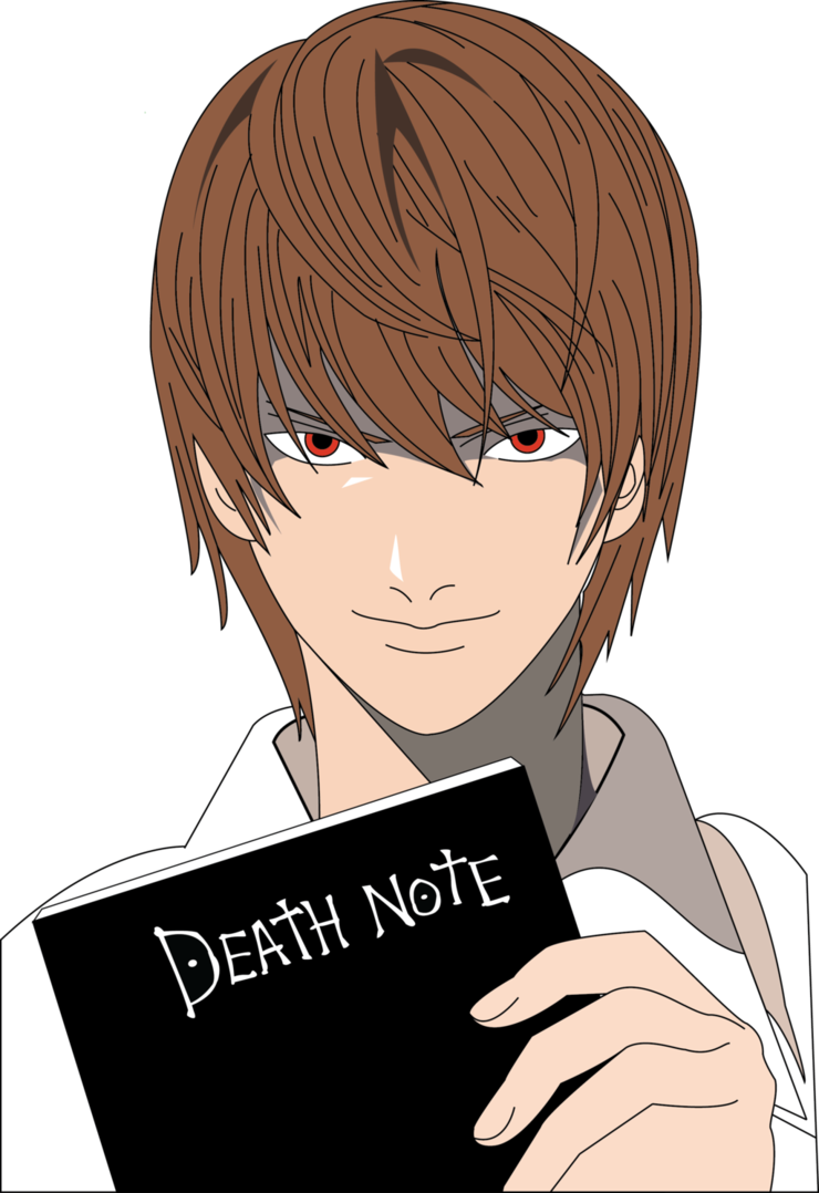 Note Light Death Yagami Free HQ Image Transparent PNG Image