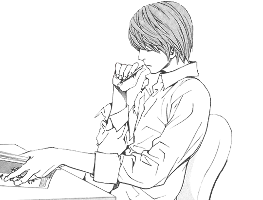 Light Drawing Yagami Download Free Image Transparent PNG Image