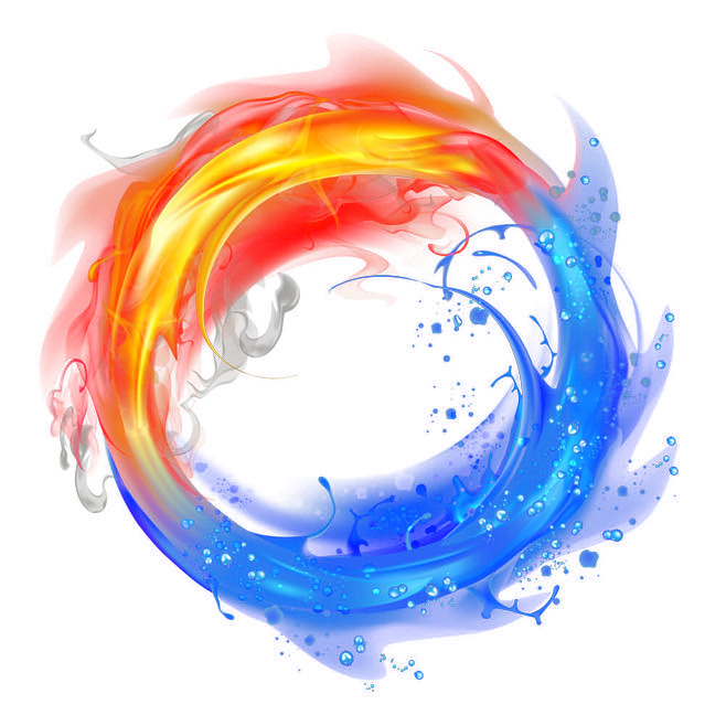 Fire Light And Flame Ice PNG Image High Quality Transparent PNG Image