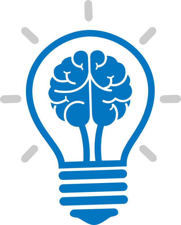 Light Brain Incandescent Bulb Cartoon Icon Transparent PNG Image