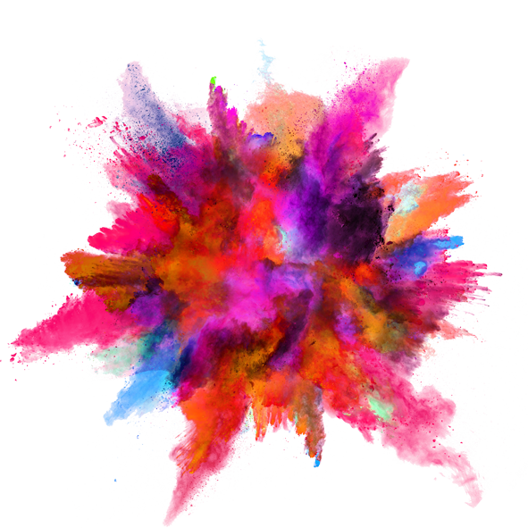 Color Splash Explosion Powder Ink PNG Download Free Transparent PNG Image