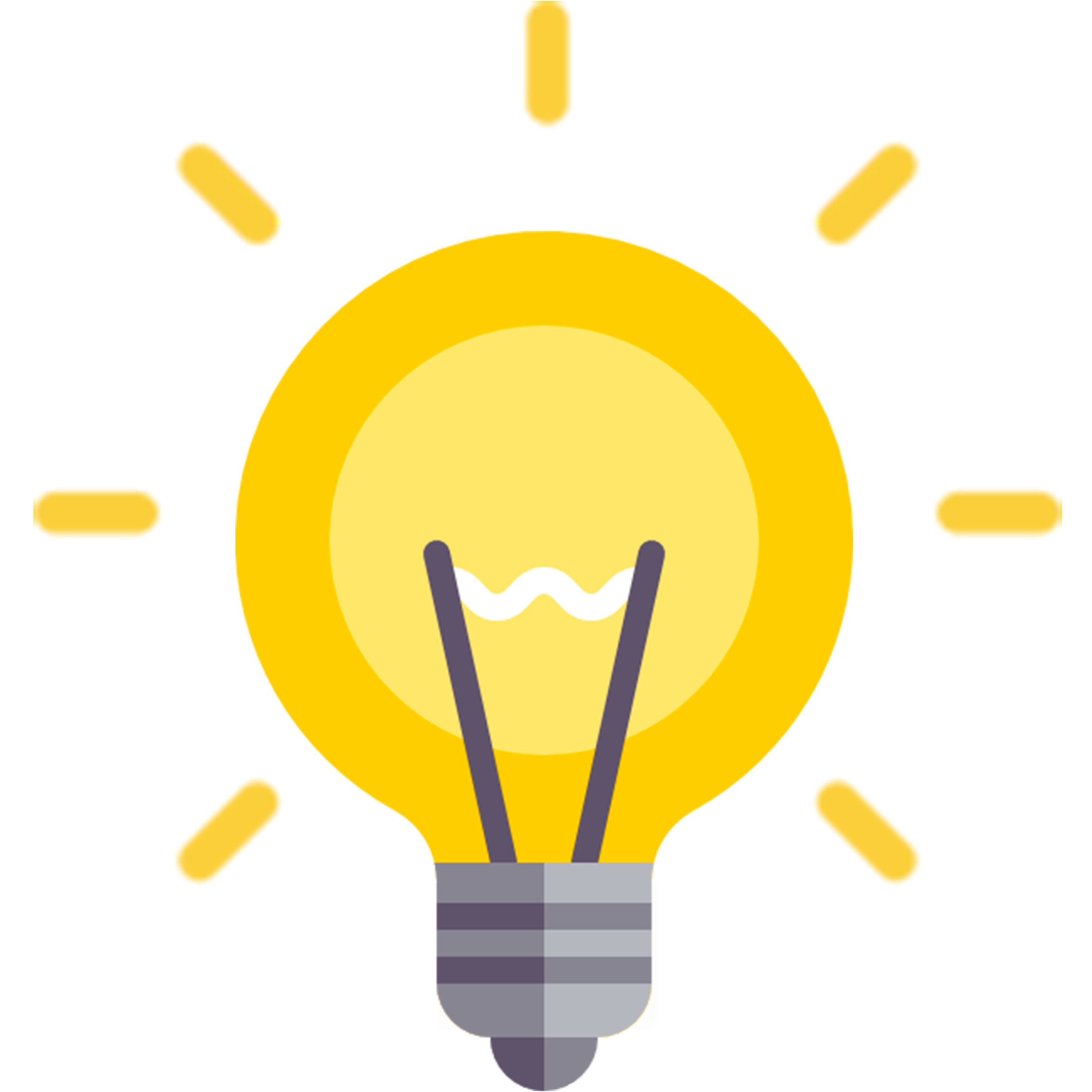 Icons Light Idea Computer Lighting Incandescent Bulb Transparent PNG Image