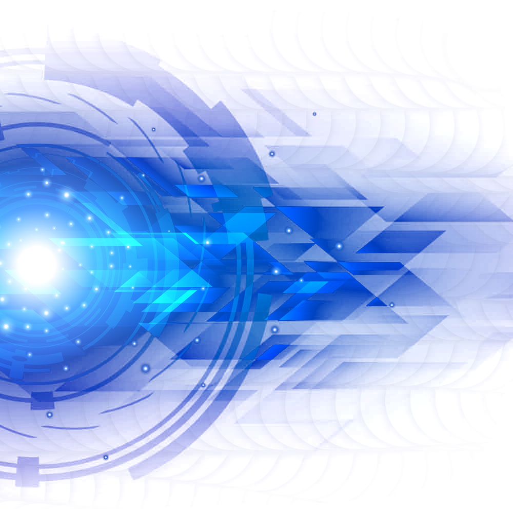 Blue And Light Effect Science Technology Transparent PNG Image