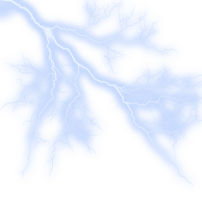 Blue Angle Point Lightning,Electricity Sky Line Transparent PNG Image