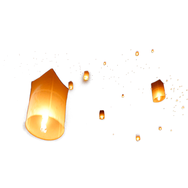 Festival Light Mid-Autumn Sky Lights Hole Lantern Transparent PNG Image