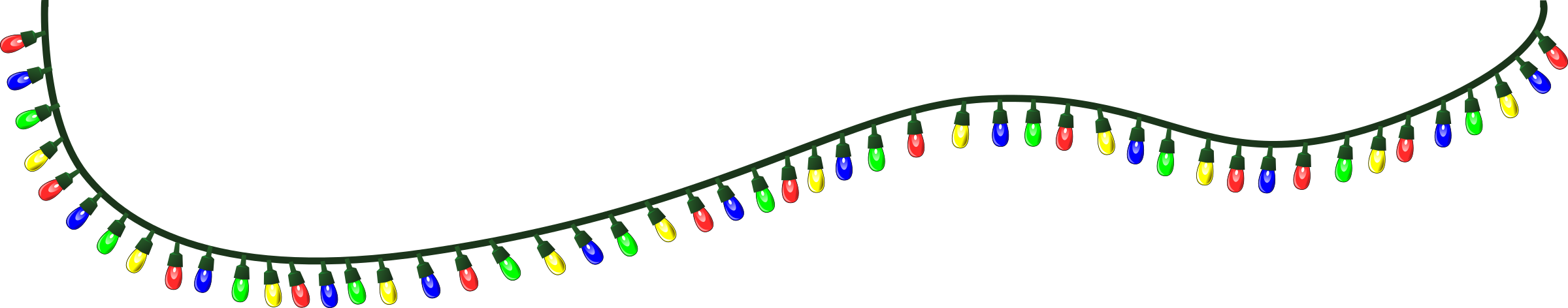 Christmas Lights Transparent Background Transparent PNG Image