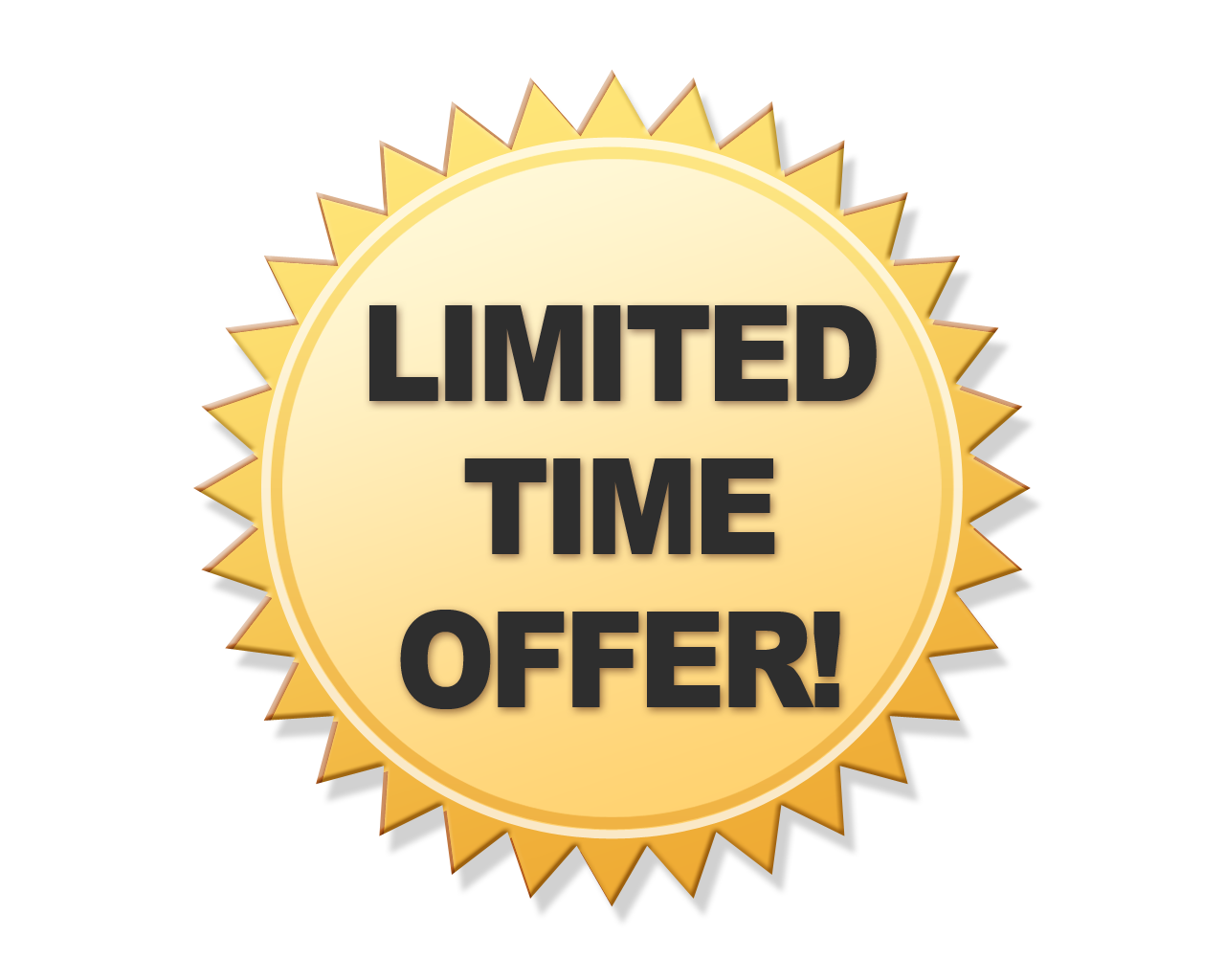 Limited Offer Transparent Transparent PNG Image