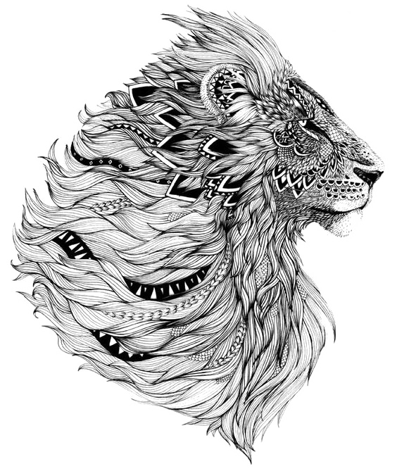 Tattoo Lion Flash Sleeve Free PNG HQ Transparent PNG Image